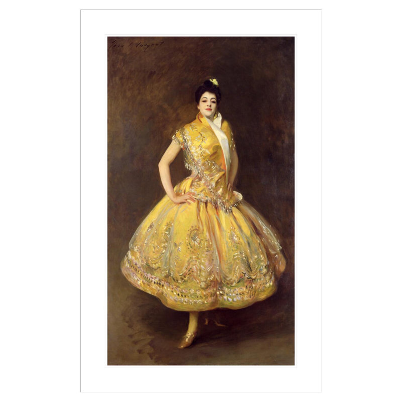 «La Carmencita» par John Singer Sargent, impression giclée sur cadre, H 41,5 po x l 26,87 po
