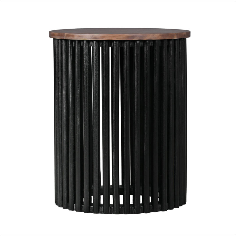 Table d'appoint en bois massif ACACIA