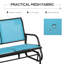 Outdoor Glider Bench, Patio Bench-292963508