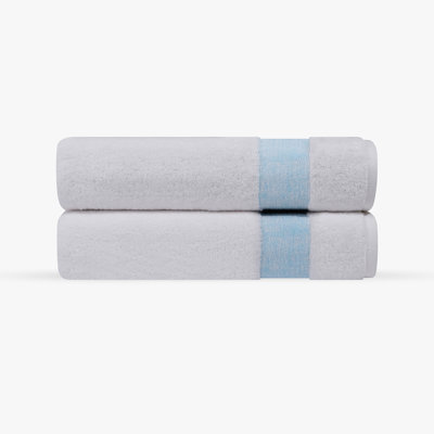 Jonnae 2 pcs Turkish Bath Sheet Towels Set