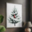 «Christmas Holiday Art» CDXxVII, reproduction d'art encadrée - bois massif-704357427