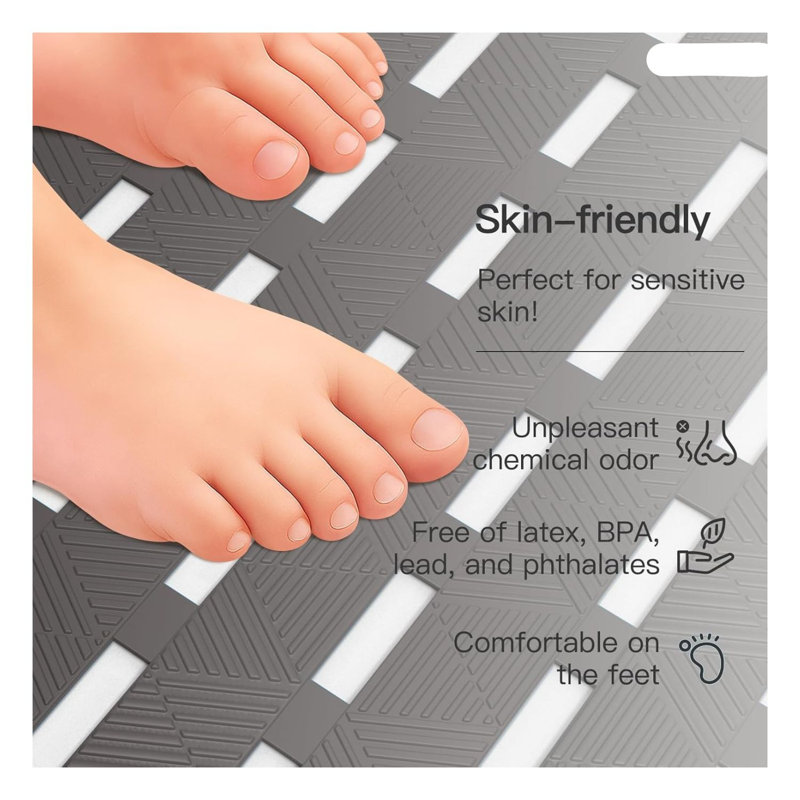 Non Slip Bathtub Safety Mat With Suction Cups