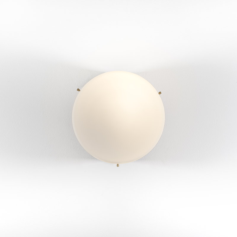 Solid Brass LED Flush Mounted Sconce