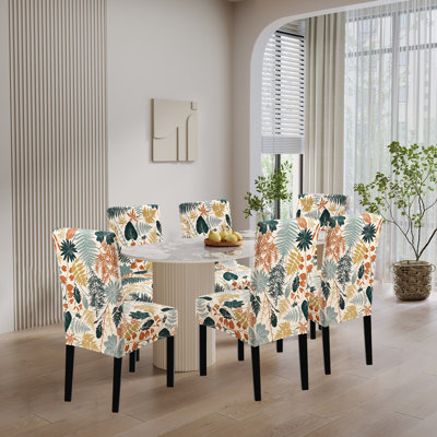 Stretch Dining Slipcovers,Dining Chair Covers, Set Of 6