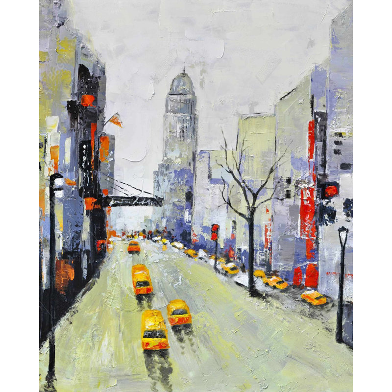 Contemporary Canvas, 60" H x 48" W