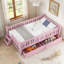 Lit plateforme simple avec garde-corps et 2 tiroirs-115966918