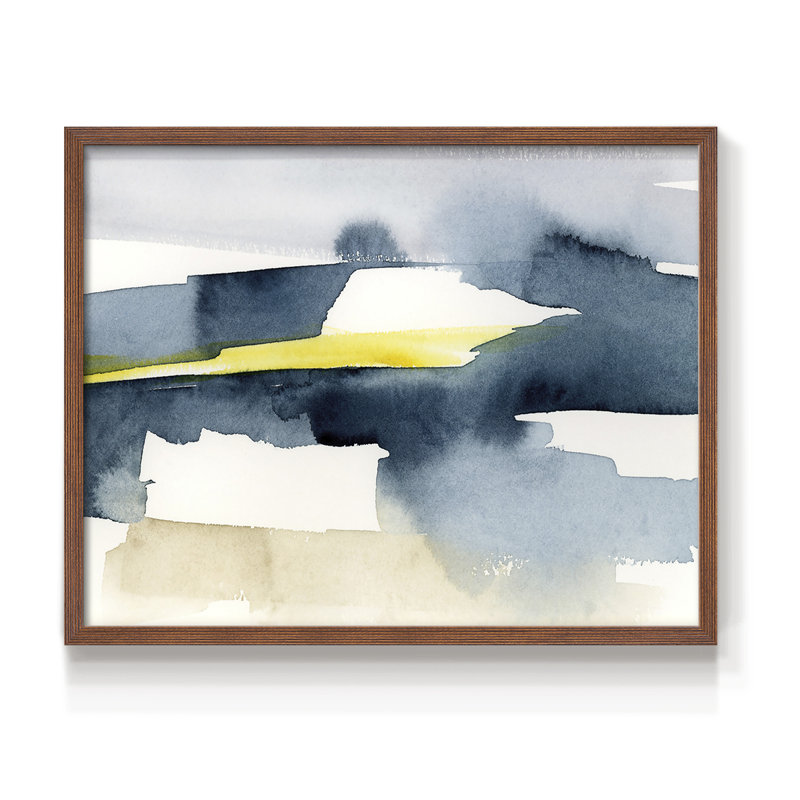 «Peeking Sunshine I», reproduction encadrée, H 16 po x l 20 po, Noyer