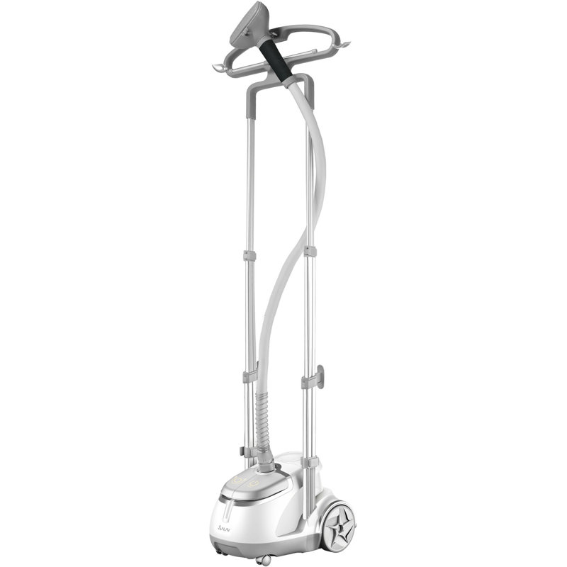 Salav Professional Series Dual-Bar Garment Steamer with Burst of Steam Technology and Vertical Steam Technology, Silver