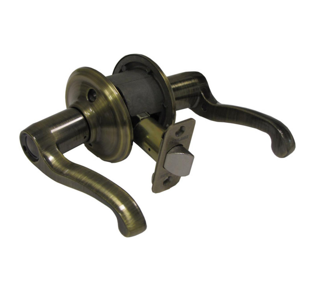 Schlage Flair Steel Passage Lockset ANSI Grade 2 1-34 in. Schlage 