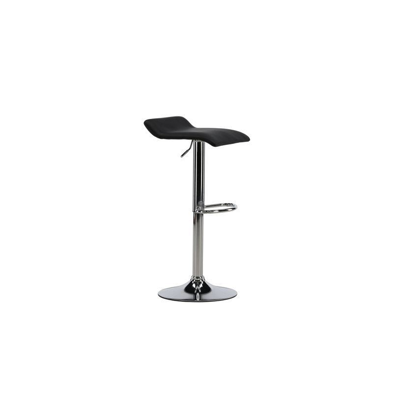Jonas Upholstered Adjustable Height Counter Stool with Metal Frame