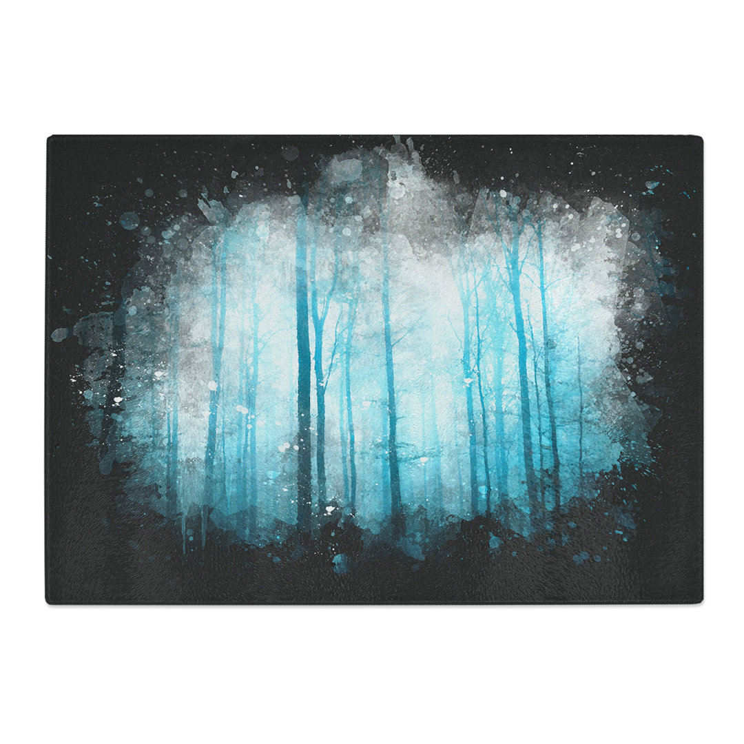 Tempered Glass Forest in Frankfurt Germany Chopping Board