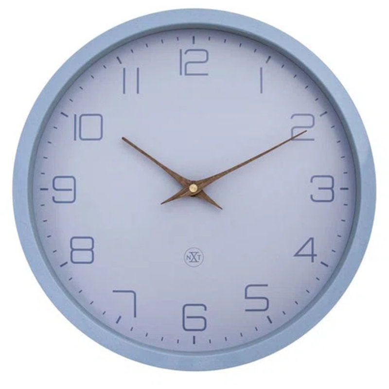 Horloge murale ECO 11,8 pouces, Bleu