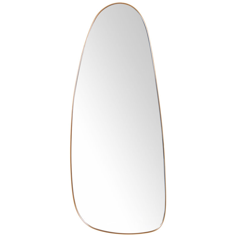 Octaviah Metal Asymmetrical Wall Mirror, Gold