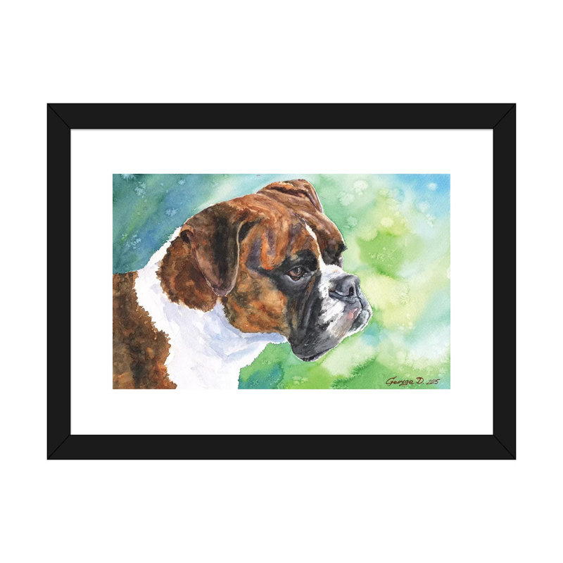 Animals, 24" H x 32" W x 1" D, Black Framed Fine Art Paper