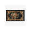 Tapis noir à motif floral Karabagh-631802978