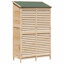 Vidaxl Garden Shed Solid Fir Wood Storage Cabinet Outdoor Modern Design Ample-129097279