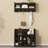 Shoe Storage Bench with Shelves and 4 Hooks-763038197
