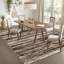 Large Dining Room Rug 10x13 Machine Washable Modern Abstract Accent Carpet, Non-Slip Contemporary Indoor Mat, Foldable Thin Floor Cover-114079610