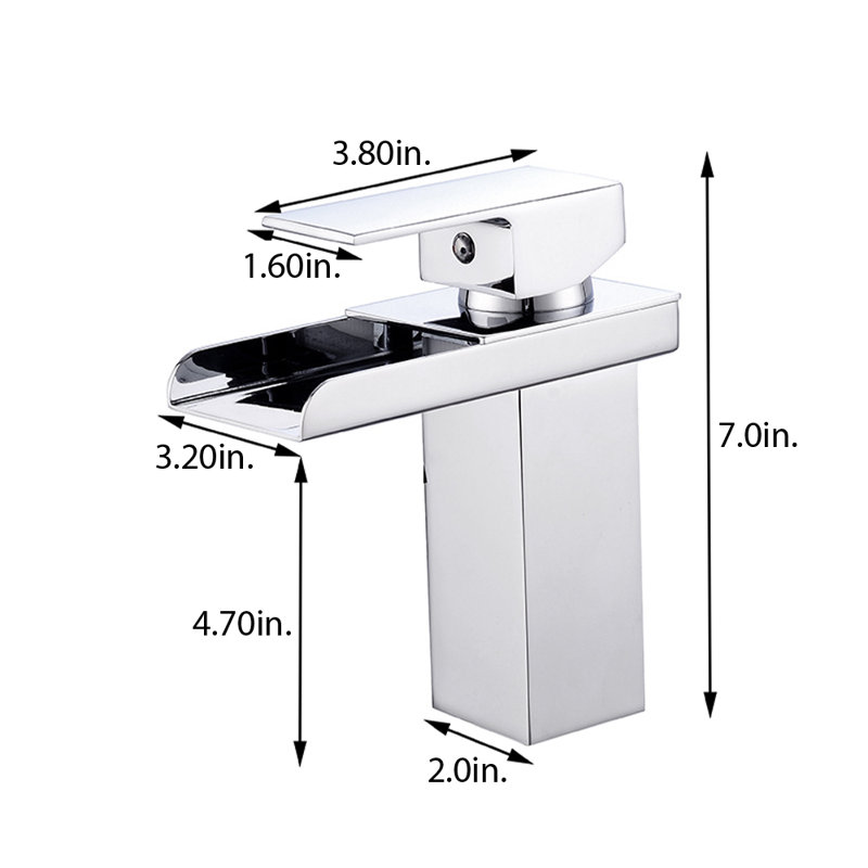 Single-handle Bathroom Faucet, Brushed Nickel