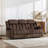 84'' Modern Microfiber Reclining Sofa, 3 Seater Couch for Living Room, 2 Sofa Set-534666075