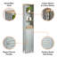 Shrewsbury Grey Freestanding Tall Bathroom Cabinet