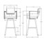 Tabouret de bar et de comptoir pivotant Athene-2070555850-2070550617-2068141130