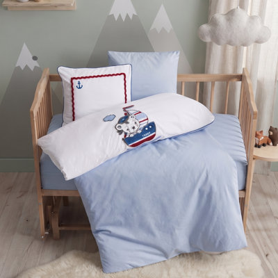 Ensemble de literie pour bébé 4 pièces Miniyo