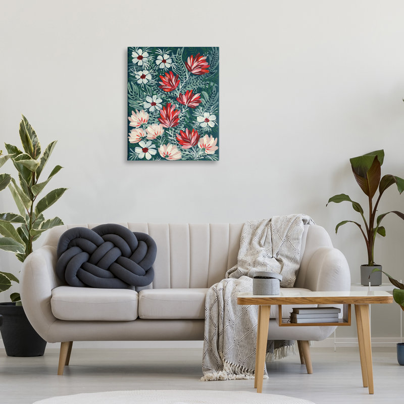 Art mural sur toile Folksy, H 30 po x l 24 po