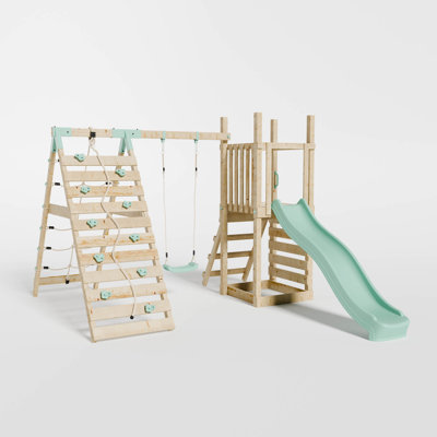 Mercia Tower With Slide & Swing & Climbing Wall