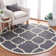 Cannen Cambridge Hand Tufted Wool Geometric Rug
