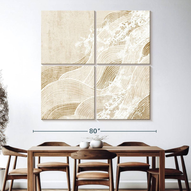 Avery Tidal Waves II, 74'' H x 74'' W