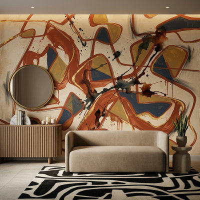 Papier peint moderne Mid Century