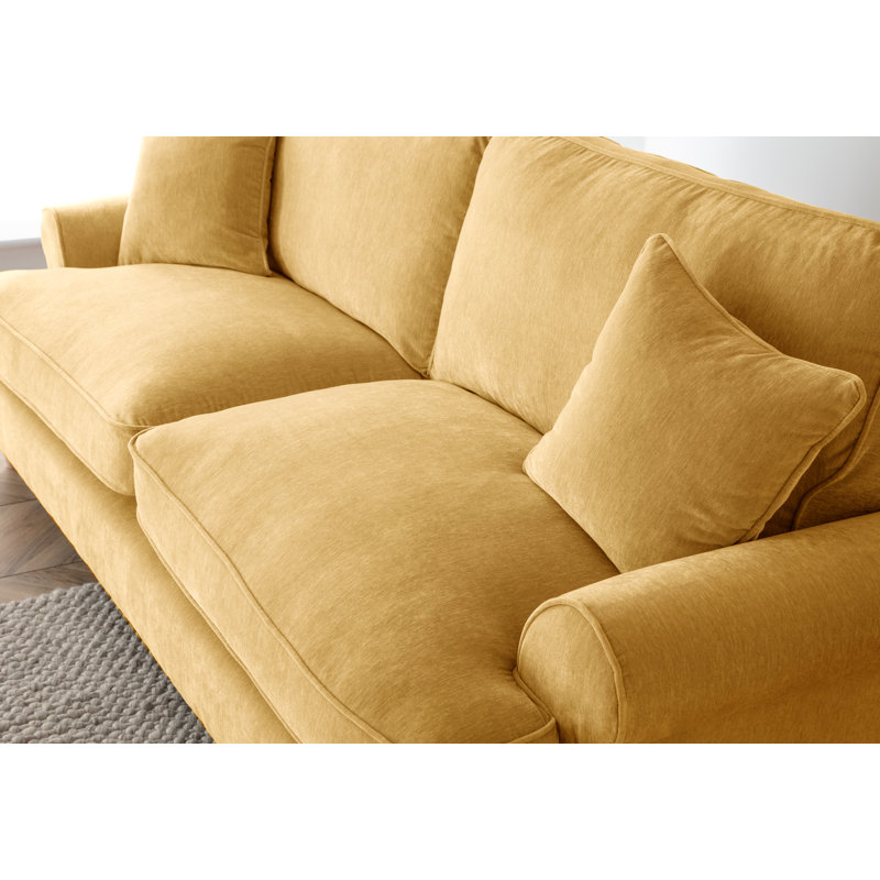 Danika 3 Seater Sofa, Gold