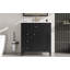 Meuble-lavabo noir 30 po avec lavabo-517484793-517484794