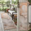 Tapis de couloir d'extérieur 8 po Taupe