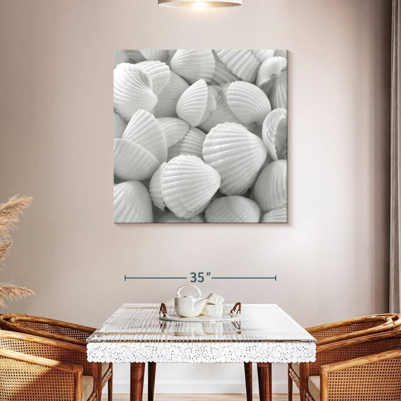 Aletra White Shells, 39" H x 39" W