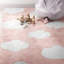 Tapis rose / blanc gagnon-2062331328