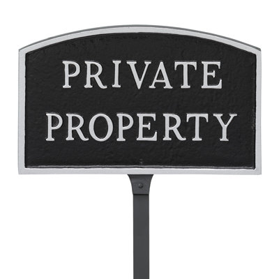 Weather Resistant Metal Garden Sign