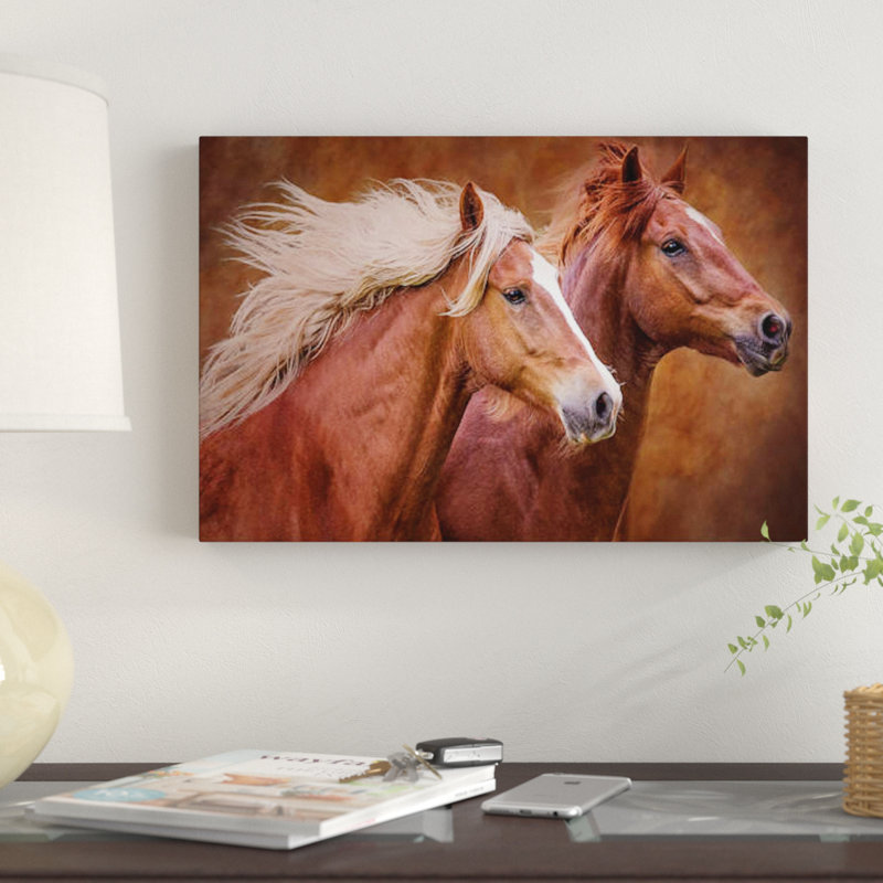 «Purebred I», impression sur toile, H 8 po x l 12 po x P 0,75 po, Toile tendue, Pas de tapis