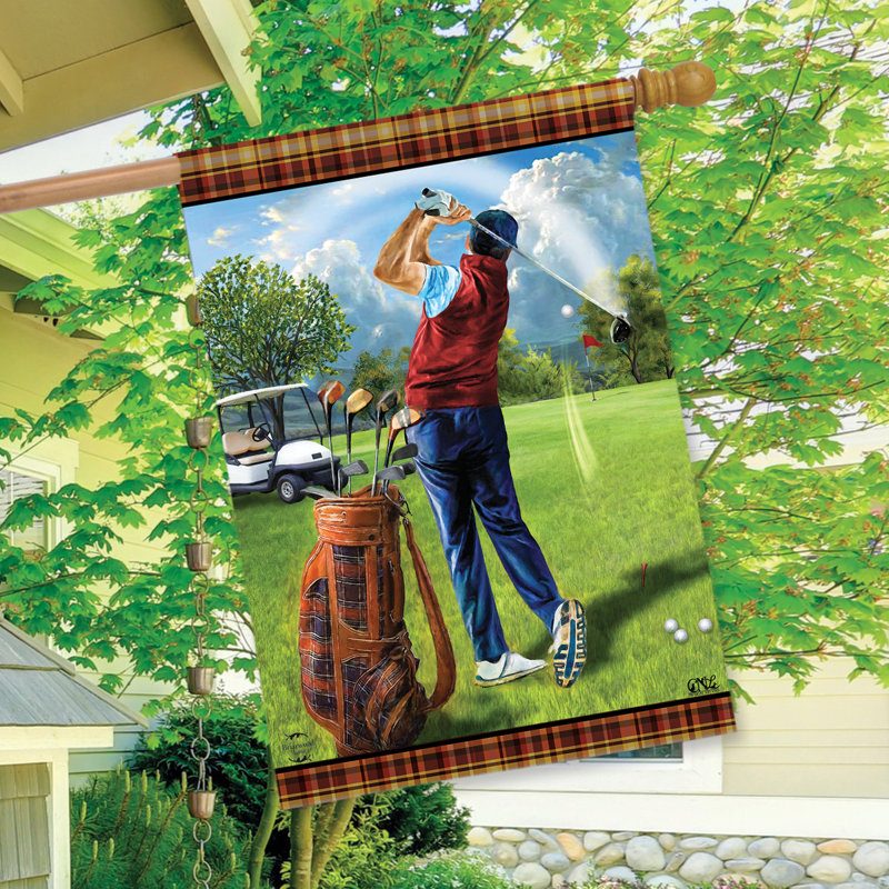 Golf Day House Flag