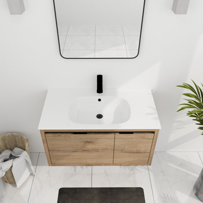 Meuble-lavabo mural