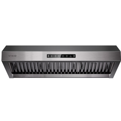 VIKIO 36" 900 CFM Ducted Under Cabinet Range Hood in Stainless Steel with 3-Way Venting and Gesture Control