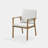 SeeHill 9-Piece Outdoor Dining Set, Aluminum Patio Furniture with 8 Cushioned Armchairs and 84.6" Dining Table, Weather-Resistant Outdoor Seating for Patio, Backyard, Deck, Brown