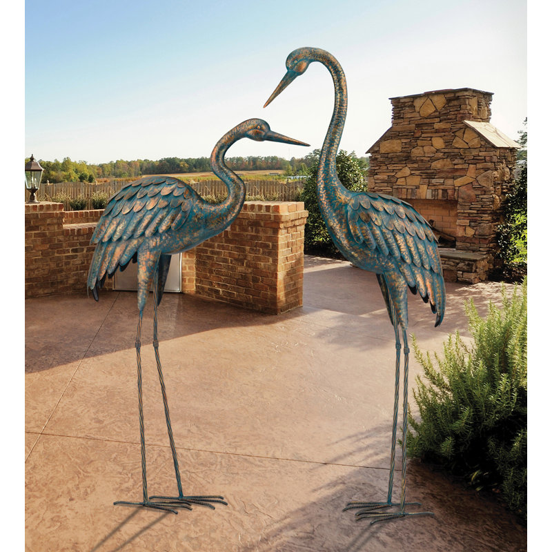 Patina Crane 44"