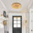 19.68" Flush Mount Ceiling Light Three-Color Temperature Without Remote Control
