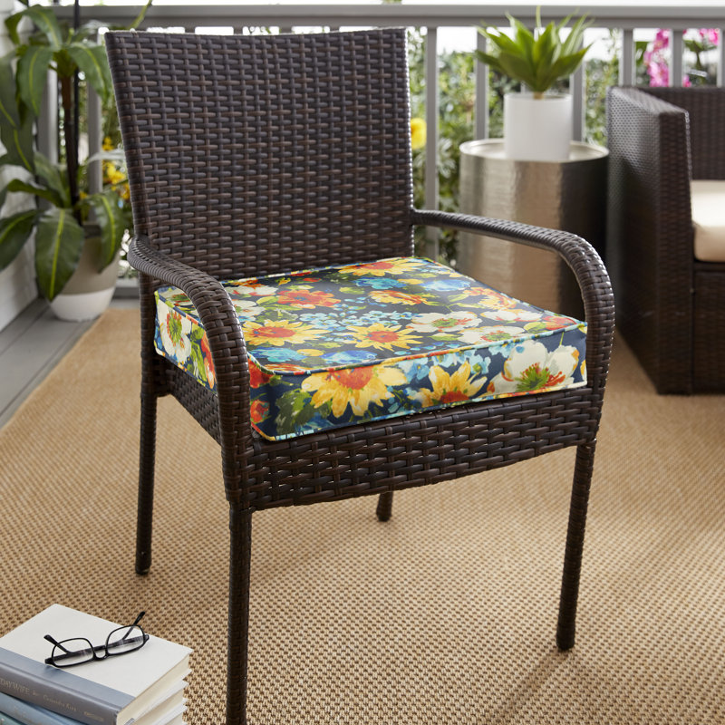 Farringdon Outdoor Dining Chair Seat Cushion, 3" H x 20" W x 20" D