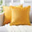 Deconovo Pom-poms Reversible Pillow Cover-1350005298-1350005451