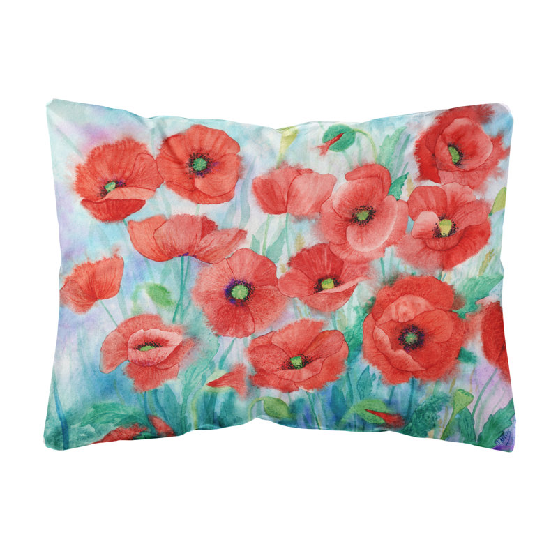  Coussin décoratif intérieur / extérieur Poppies