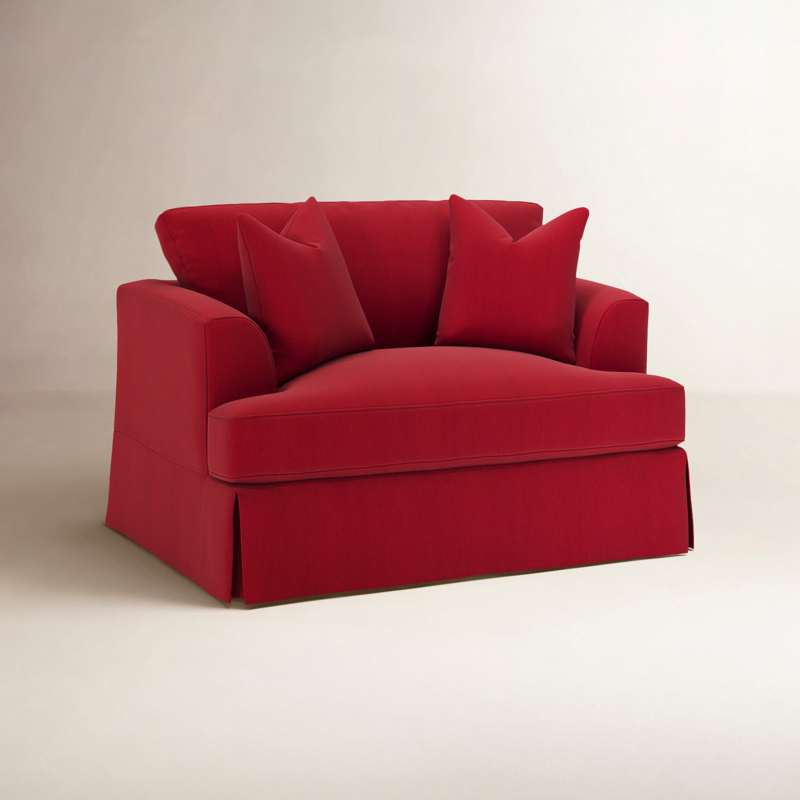 Lucia Armchair - Custom Upholstery by Wayfair™, Bayou Flame Canvas