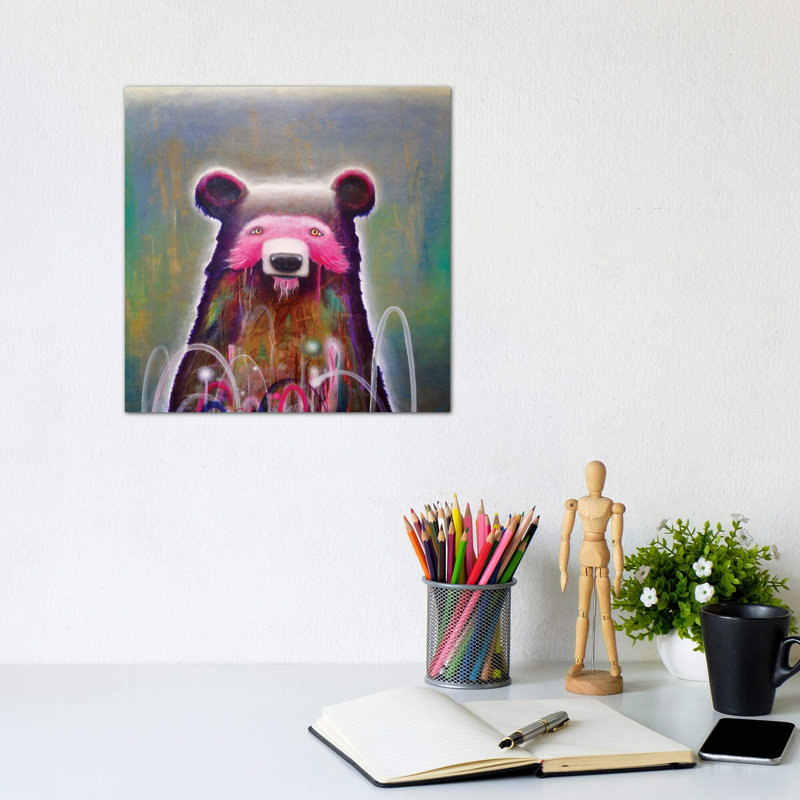 «Sans titre» par Scott Mills - impression d'art graphique, Toile tendue, Pas de tapis, H 12 po x l 12 po x P 0,75 po